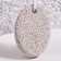 Pumza for pedicure, with a suspension, 7.2 × 5 cm, in a box, white color