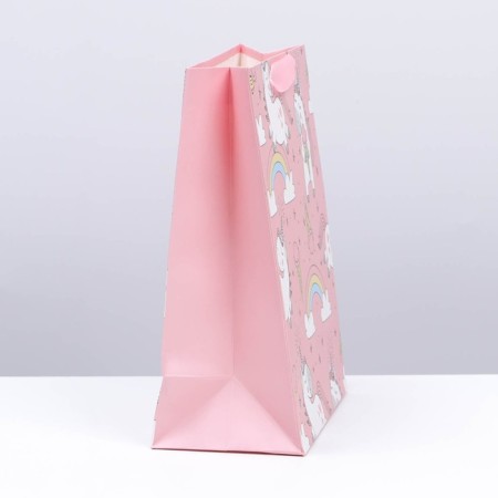 Gift package, packaging, “unicorns and rainbow”, 14 x 11 x 6.5 cm-1