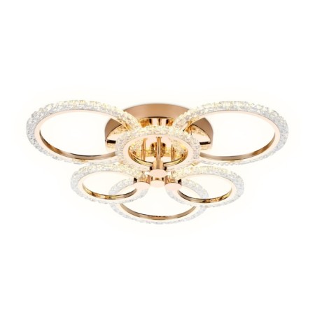 LED ceiling LED with Ambrella Light, Original, Fa418, 6xLED, 90 W, 6750LUM, 3000-6400K, Gold Color.