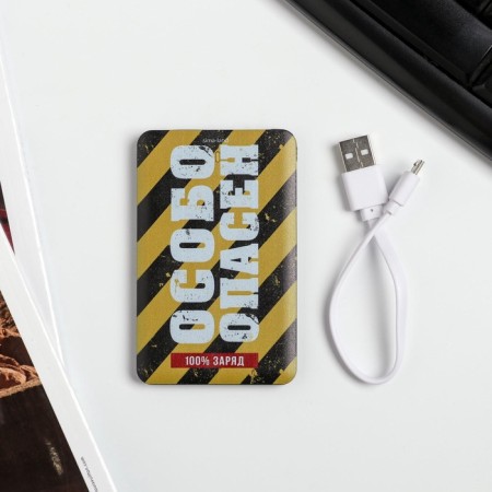 Charger "Particularly dangerous", 2500 MAH, 6 x 9.5 cm-6