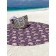 Pareo and beach rug "Flower decoration", d = 150 cm