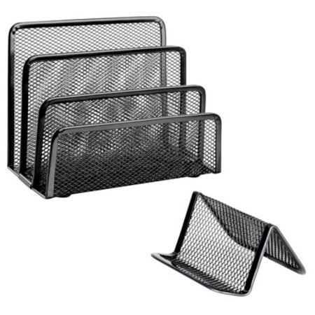 Set of desktop Brauberg "Germanium", 6 items, black, metal, 237985-3