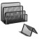 Set of desktop Brauberg "Germanium", 6 items, black, metal, 237985