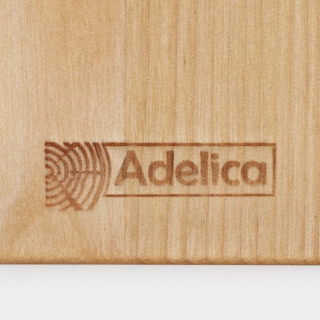 A set of cutting boards on a stand 2 pcs: 38 × 18, 28 × 18 cm, saturated with mineral oil, birch-15