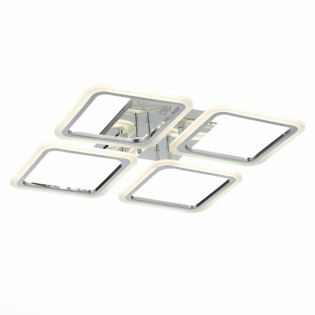 Ceiling lamp EVOLED. Sle200412-04. QUTRO. 1x112 W, LED, 3000-6000K, 8064 LM, 55x55x7.5 cm, chromium color