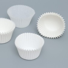 Tartlet, white, 5 x 4 cm