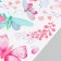 Interior color sticker "Watercolor butterflies in colors" 50x70 cm