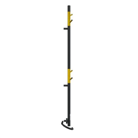 Towel Electric Laris Image, 150x1400 mm, 4 crossbars, univers., Black-12