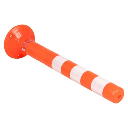 Soft parking column Airline, 3 reflective stripes, height 750 mm, diameter 70 mm-3