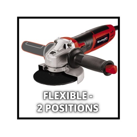 Corner grinder Einhell TC-Ag 125/1, 800 W, D = 125 mm, 11000 rpm, without disk-1