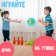 Children's ball zabiaka "Monster", d = 22 cm, 60 g, blue color