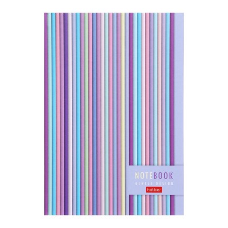 Business block A5, 96 sheets, in a cage/ruler, Gentle Design, hard cover, matte lamination, offset block