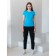 Female T -shirt, size 42, turquoise color