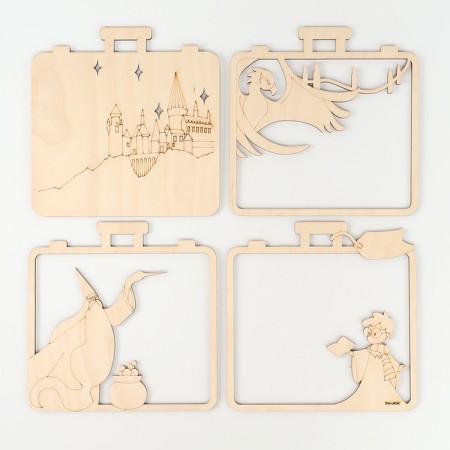 Wood painting for the New Year "Magic", New Year's set for creativity-4