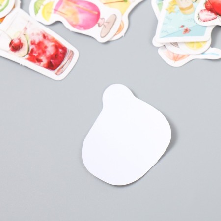 Stickers for creativity "Summer cocktails" set 45 pcs 4.4x4.4x1.1 cm-2