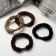 Hair elastic band "Mahrushka Sport Sport" Volumetric Weaving Tenderness, 5 cm, mix