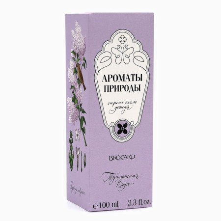 Toilet water female aromas of nature "Lilac after rain", 100 ml-6
