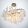 Payetki chandelier 8xg9 gold 60x60x50-90cm Bayerlux