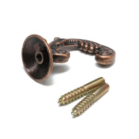 Hook for curtains ks002, one -rod, color copper-12