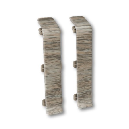 Lexide connector 80mm snowy oak (2pcs/blister)