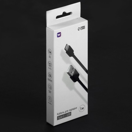 Windigo, Type -C - USB, 2 A, charging + data transfer, TPE braid, 1 m, black-4