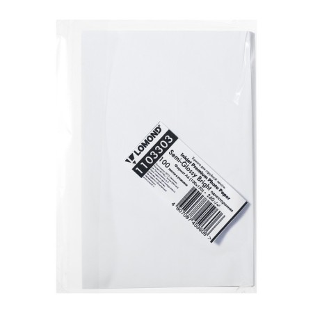 Photo paper for jet print A6, 500 Lomond sheets, half -glossy block 260 g/m² (1103303)-1