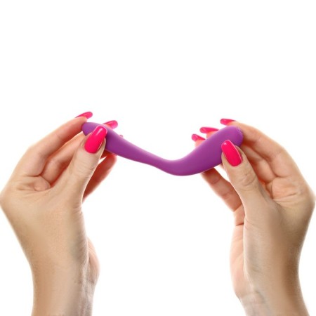 Vibrator for steam, with vibropuli, silicone, purple-7