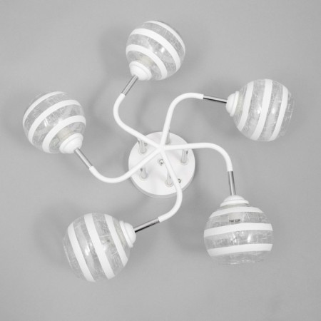 Ophelia chandelier 5he27 40W Belo-chromium 60x60x27 cm Bayerlux-4
