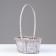 Wicker basket, 18x15x10/26 cm, natural, bamboo