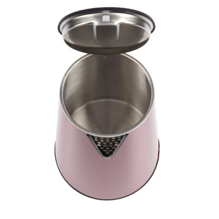 Electric kettle Galaxy Gl 0320, metal, 1.7 l, 2000 watts, color "pink gold"-2