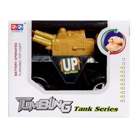 Tank-translator car, works on batteries, MIX color-11