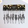 Metal keychain "Rifle with sight" mix 1x9.3 cm
