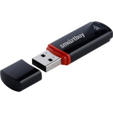 Flash drive Smartbuy 32GBCRW-K, 32 GB, USB2.0, th Up 25 Mb/s, PBU up to 15 Mb/s, black