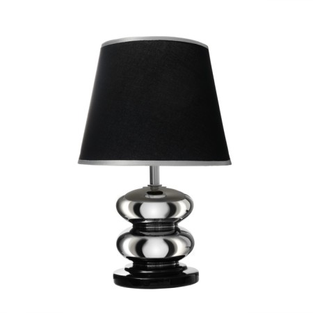 Traffic lamp with lampshade Risalux "dew", 1 × 40 W, E27, chrome/black, 20 × 20 × 32 cm-7