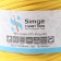 Knitted yarn secondary 90% cotton, 10% p/e, 100m/450 ± 50 g (lemon) mix