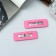 Invisibility for hair "Adeli" (set 2 pcs) matte straight, 5 cm, pink
