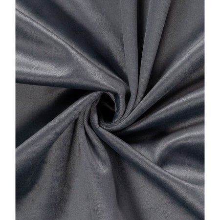 Curtain "velvet", size 180x275 cm, graphite color