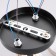 Chandelier 2007/3 E27 60W gold+black 46x12x25 cm Bayerlux