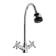 Kitchen mixer "TsS-SM cm511710", two-wound, flexible surge, brass, chrome