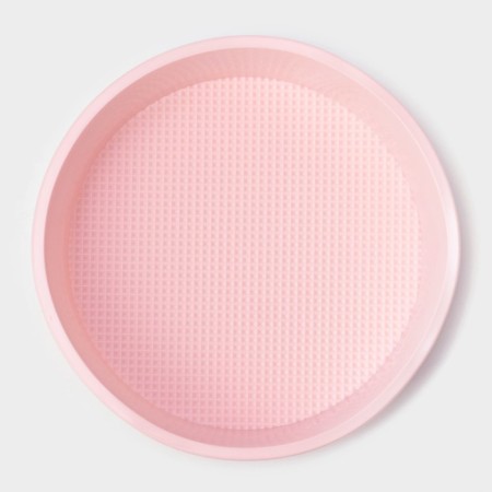Baking shape “Circle”, silicone, 25 × 5.5 cm, int. D = 23 cm, pink color-3