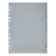 A set of A4 Office-2000 sheets, alphabetical A-I, 20 sheets, gray, plastic 120 μm