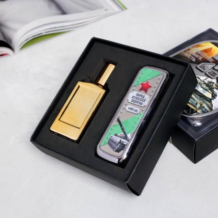 Set "23": Perfume (100 ml), Paver Bank 4500 MAH-1