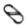 Carabiner "Ranger", 9 cm, double, steel