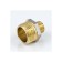 Nipple of the transition aquasfera 9023-05, 1 "x 3/4", outer thread, nickelled brass