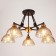 Chandelier 662485/5 E27 40W Black-Bronza 64x64x34 cm Bayerlux