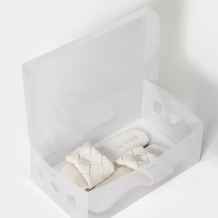 Shoe storage box with Large Size lid, 20 × 33 × 12 cm, 6 pcs-5