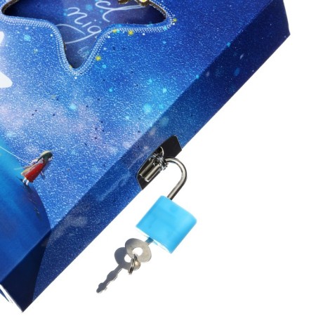Notebook in a gift box, on a lock, A6, 45 sheets, a "Dream" line, mix-7