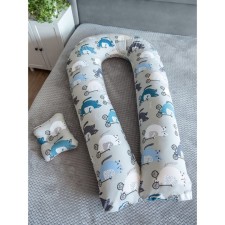 Pregnant “U Comfort” and pillow for babies “Baby”, Print cyclists