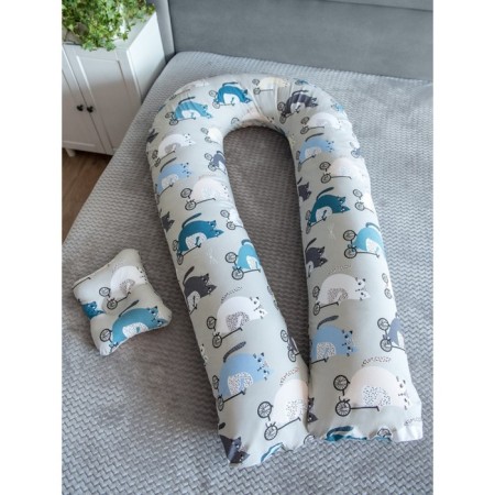 Pregnant “U Comfort” and pillow for babies “Baby”, Print cyclists