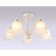 Ceiling chandelier Ambrella Light, Traditional, TR3050, 5HE27, white color, gold